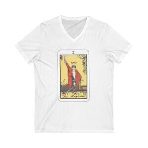 1 The Magician | Major Arcana | Jersey Short Sleeve V-Neck Tee S/M/L/XL/XXL